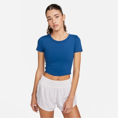 Nike One Fitted Dri-FIT Short-Sleeve Top dama