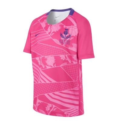 Camasa Nike Scottish Thistles Jnr Netball T-