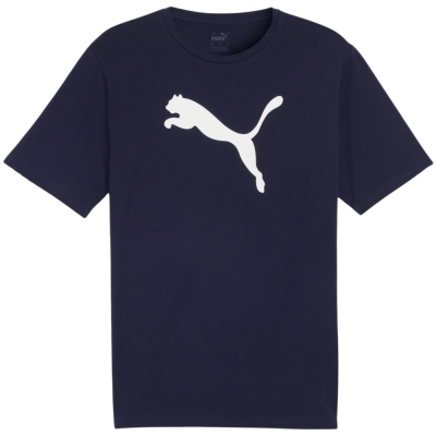 Camasa Men's T- Puma Team Rise Logo Jersey Cotton navy blue 658705 06