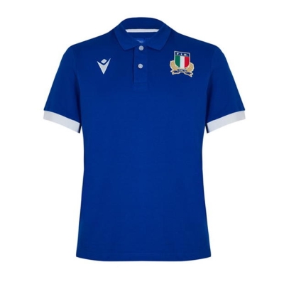 Camasa Macron Italy Rugby Home Polo 2023 2024 adulti