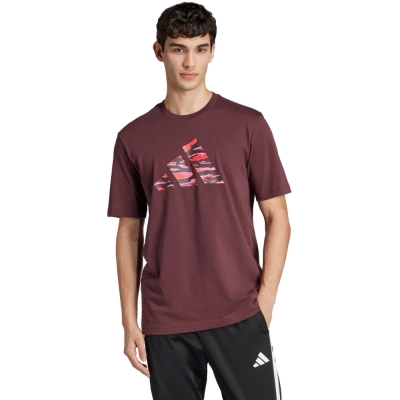 Camasa Men's adidas Codes Camo Graphic T- burgundy JI6769