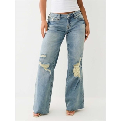 Blug True Religion Leila Low Rise Distressed dama