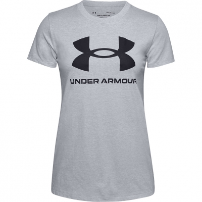 Under Armor Live 's Sportstyle Graphic Ssc Light Gray 1356 305 011 dama Under Armour