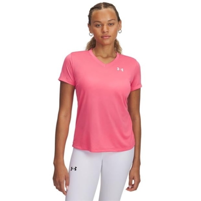 Under Armour Armour Techtm V-Neck Maneca Scurta dama