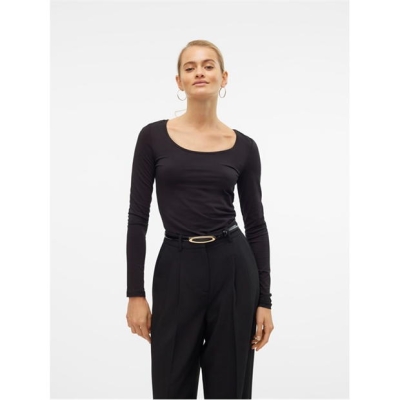 Camasa Vero Moda Maxi Maneca Lunga U-Neck T-