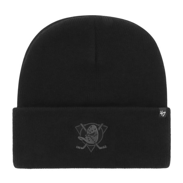 Caciula neagra beanie 47 Brand Anaheim Ducks unisex