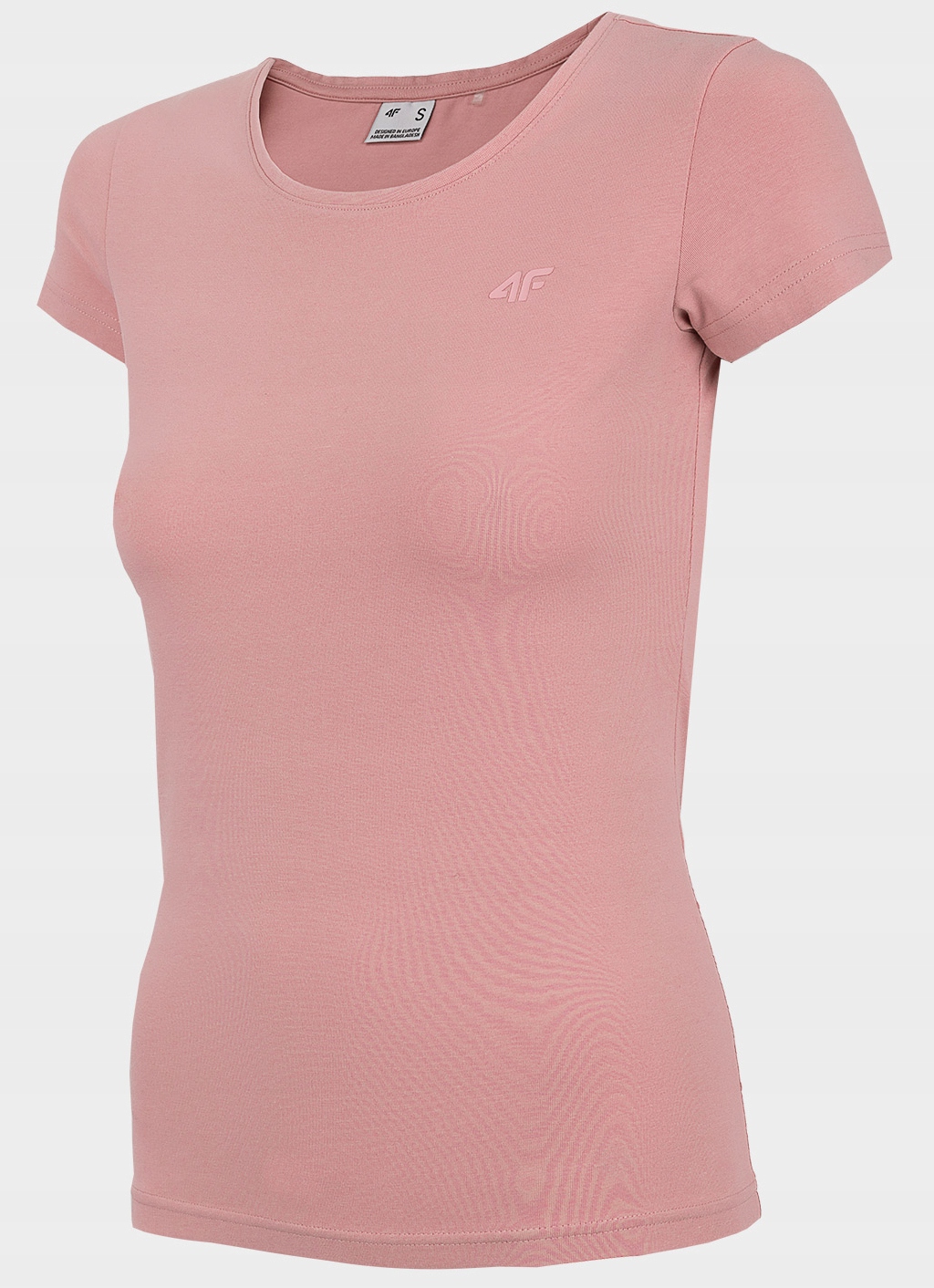 Tricou roz pudrat 4F maneaca scurta dama