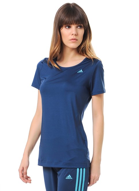 Tricou sala bleumarin adidas Basic Solid femei