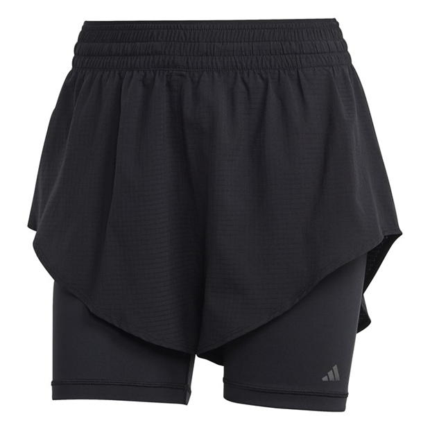 Pantalon scurt Combat adidas Hiit Heat.Rdy Training 2-In-1 dama