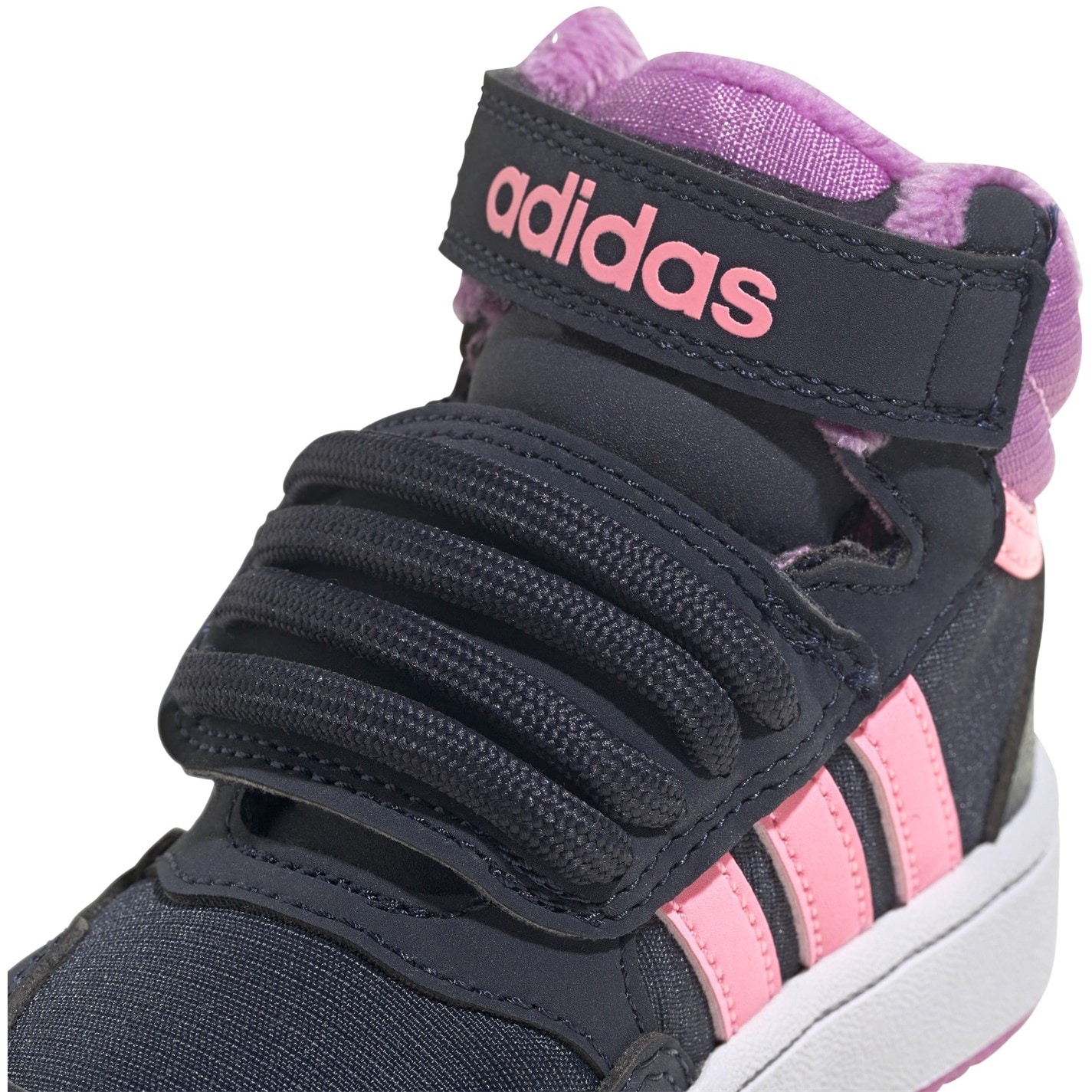 Pantof Minge Baschet adidas Hoops Mid Lifestyle Strap copil