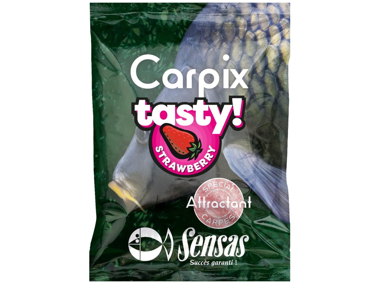 ADITIV CARP TASTY capsuni 300G SENSAS