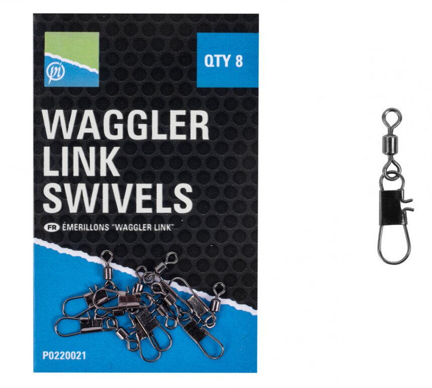 AGRAFA+VARTEJ PRESTON WAGGLER LINK SWIVELS 8BUC PL Generic