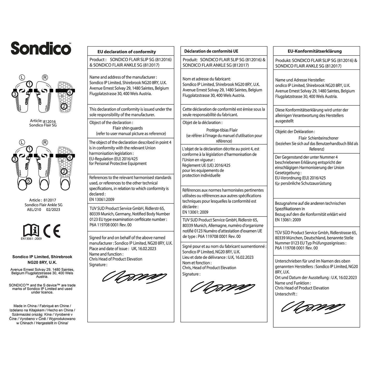 Aparatoare Sondico Ankle Comfort
