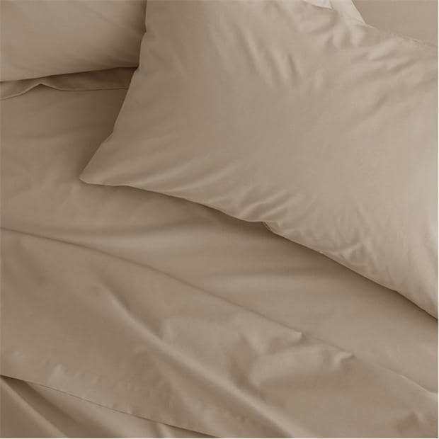 Catherine Lansfield Iron Percale Combed Extra Deep Fitted Sheet