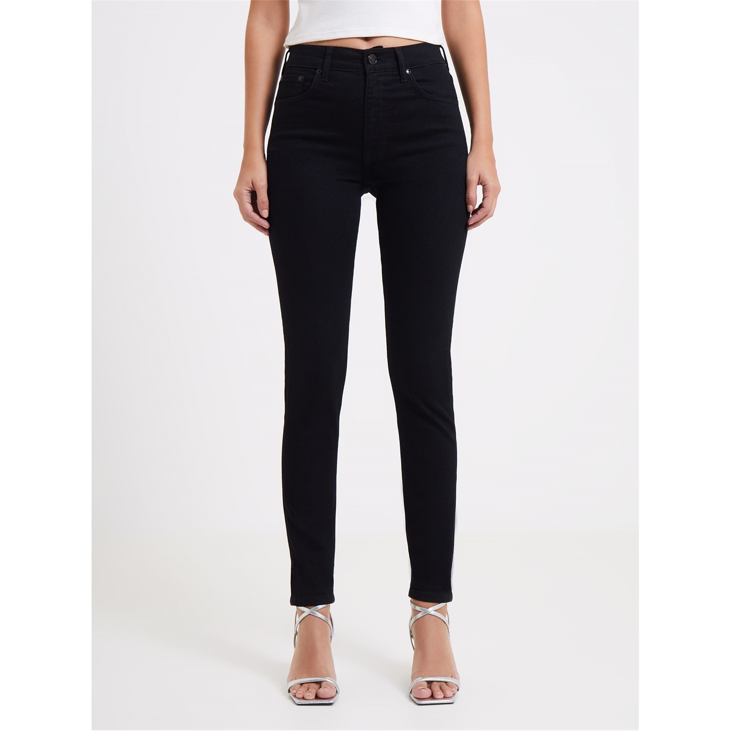 Blug French Connection Mid Rise Skinny Rebound