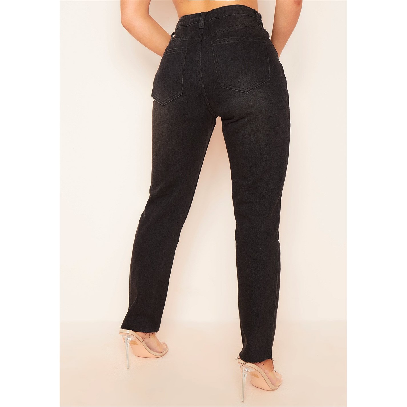 Blug Missy Empire Denim Mom dama