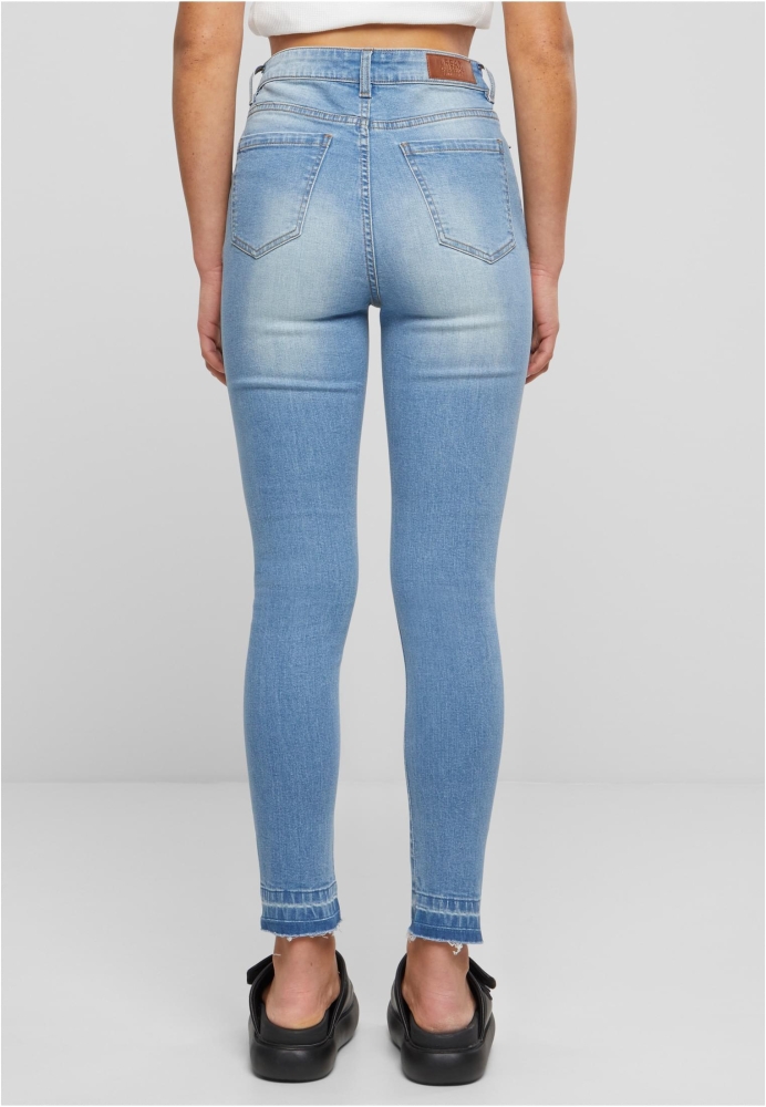 Blug Skinny High Waist Open Hem dama Urban Classics