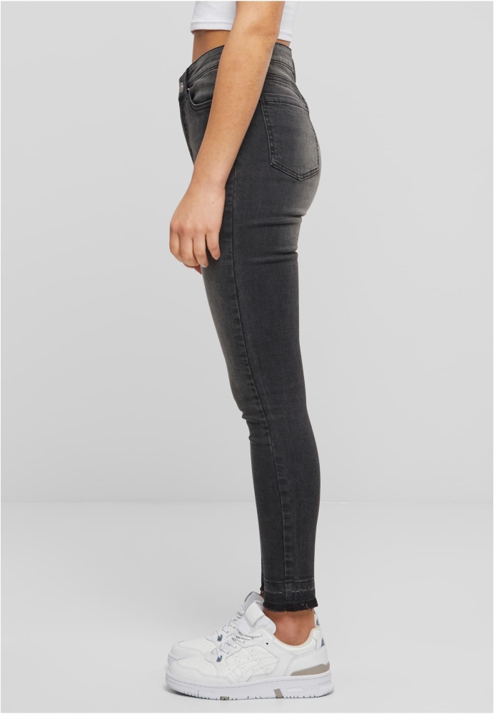 Blug Skinny High Waist Open Hem dama Urban Classics