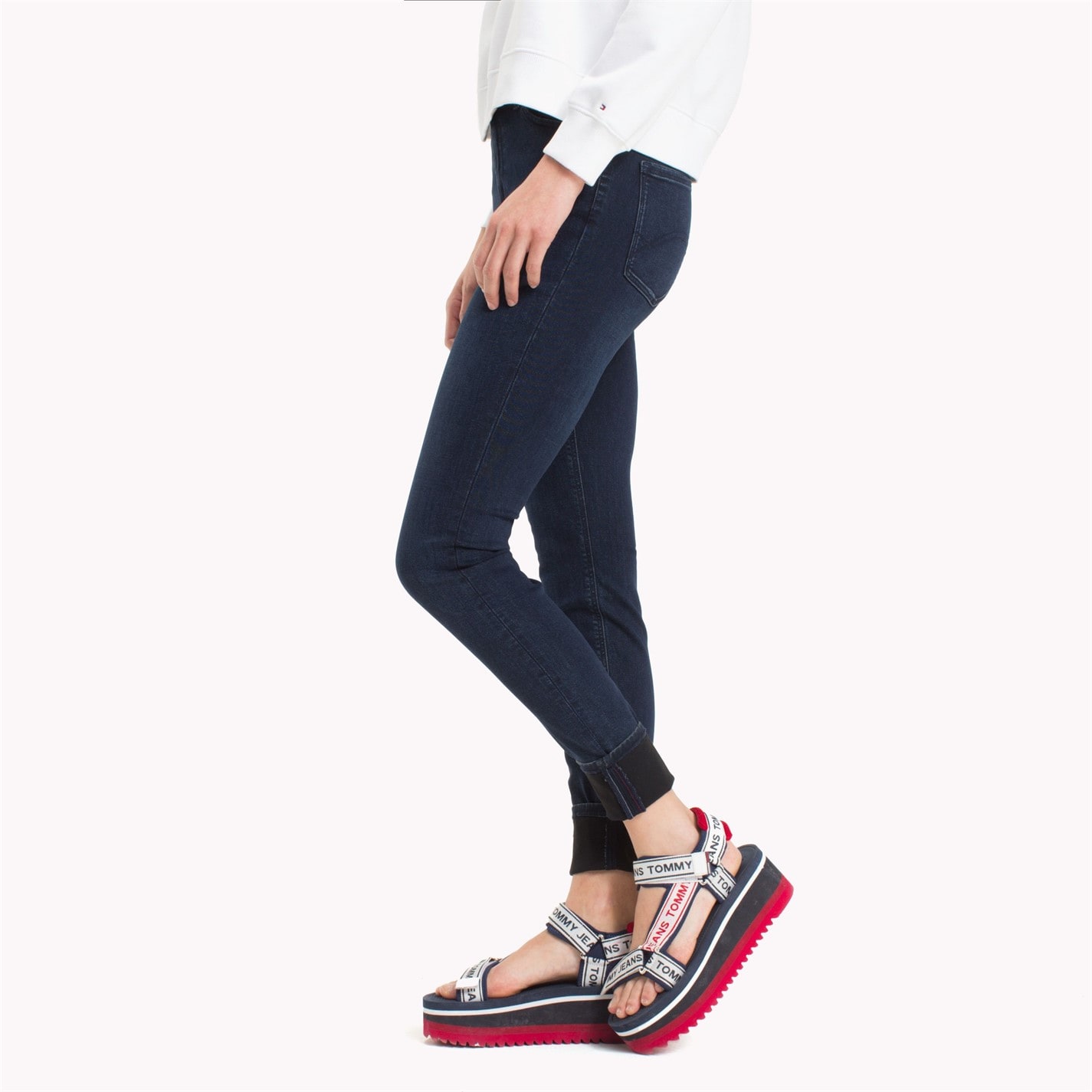 Blug Tommy Tommy High Rise Skinny Santana Tommy Jeans