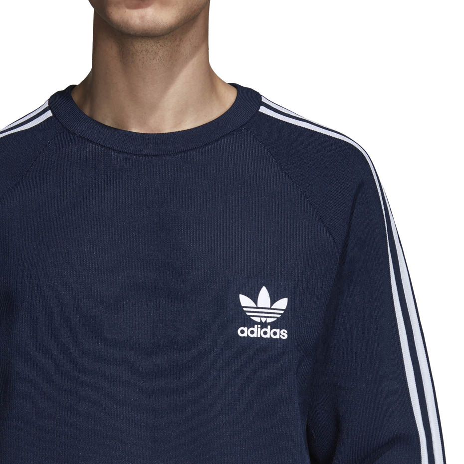 Men's adidas Knit Crew blouse navy DH5751