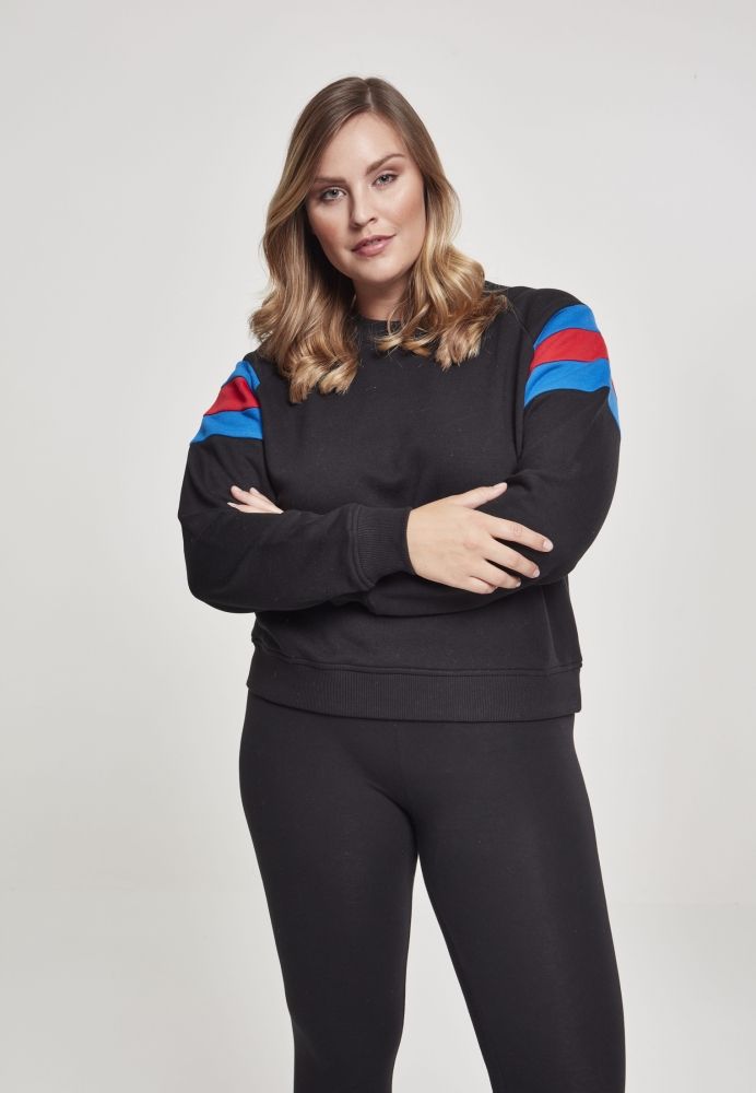 Sleeve Stripe Crew dama Urban Classics
