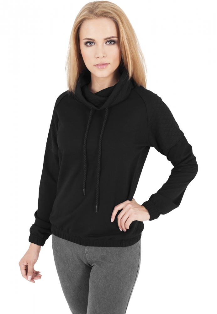 Quilt High Neck Crew dama Urban Classics