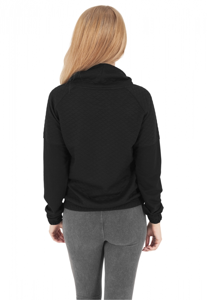 Quilt High Neck Crew dama Urban Classics