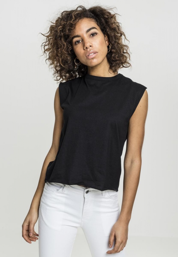 Jersey Lace Up Top dama Urban Classics