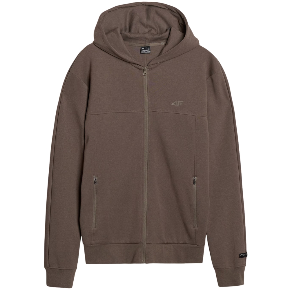Bluza trening Men's 4F M1537 dark brown 4FWSS25TSWSM1537 80S