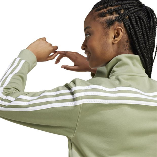 Trening adidas Iconic Wrapping 3-Stripes Snap Top dama