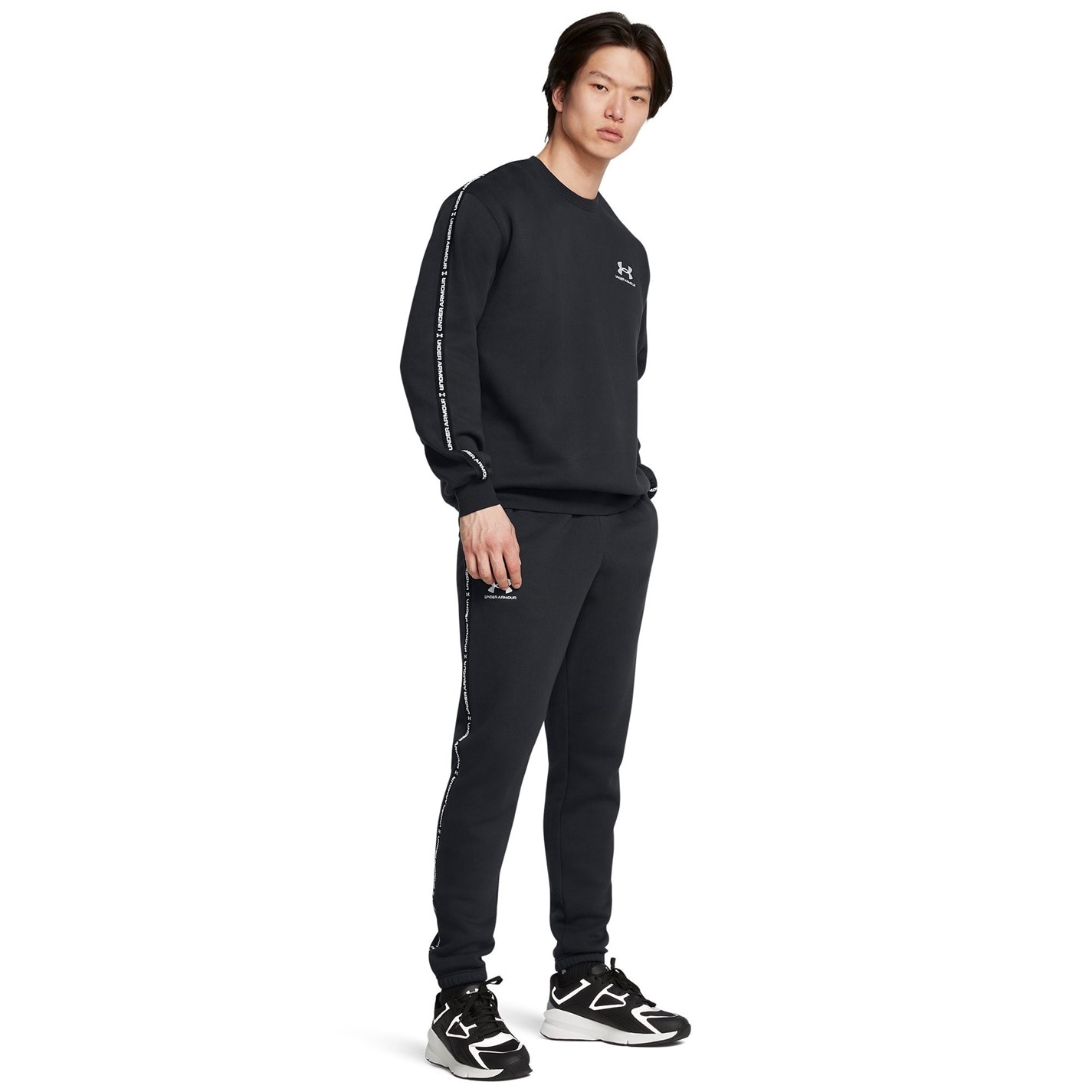 Bluza trening Bluza Under Armour Icon Crew Taping barbat