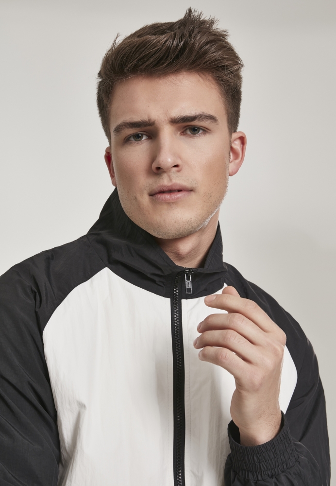Jacheta Crinkle Contrast Raglan Track Urban Classics
