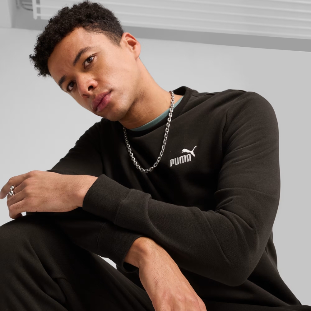 Bluza trening Men's Puma ESS Small No.1 Logo Crew TR black 682564 01