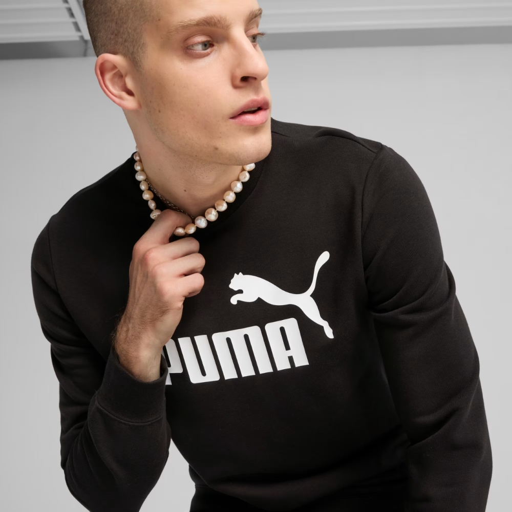 Bluza trening Men
's Puma ESS No.1 Logo Crew TR black 682560 01