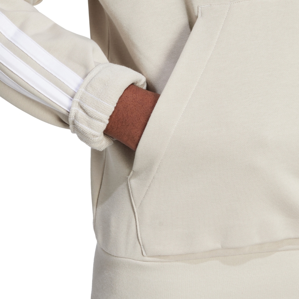 Bluza trening Hanorac adidas Essentials 3-Stripes French Terry men's beige JE6367