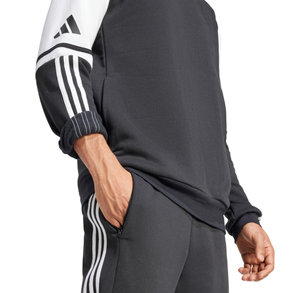 Bluza trening Hanorac Men's adidas Squadra 25 Sweat black-white JE2776