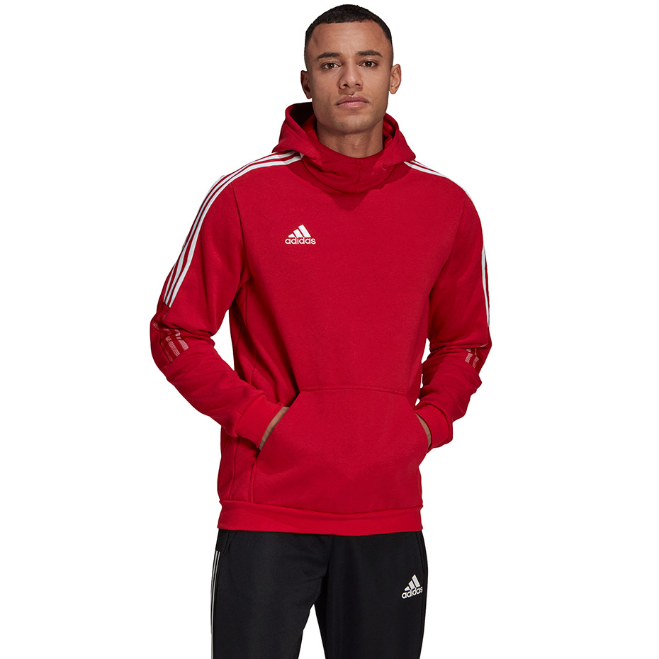 Bluza trening Hanorac Men's
 adidas Tiro 21 Sweat red GM7353