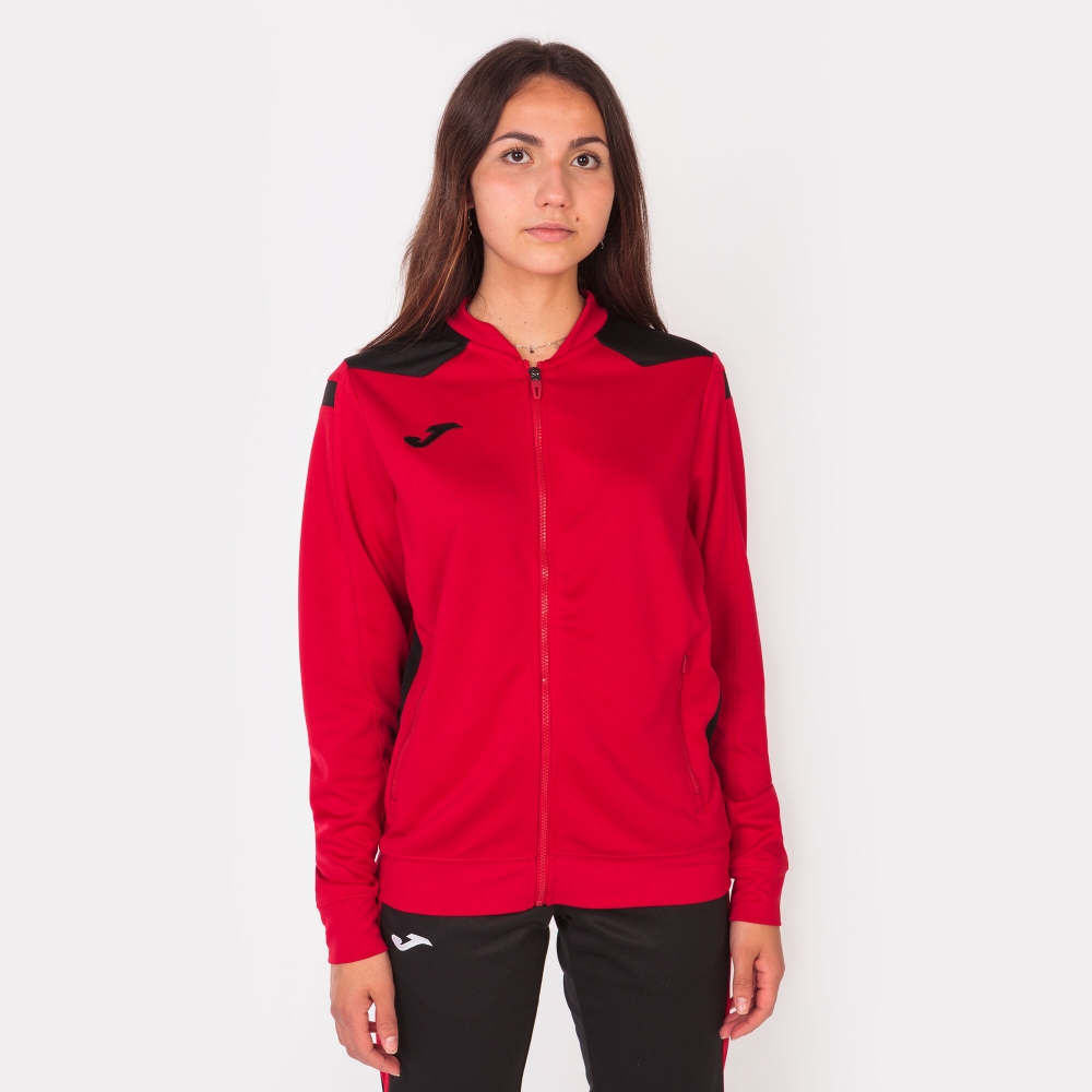 Bluza trening Bluza fermoar Championship Vi Red Black Joma