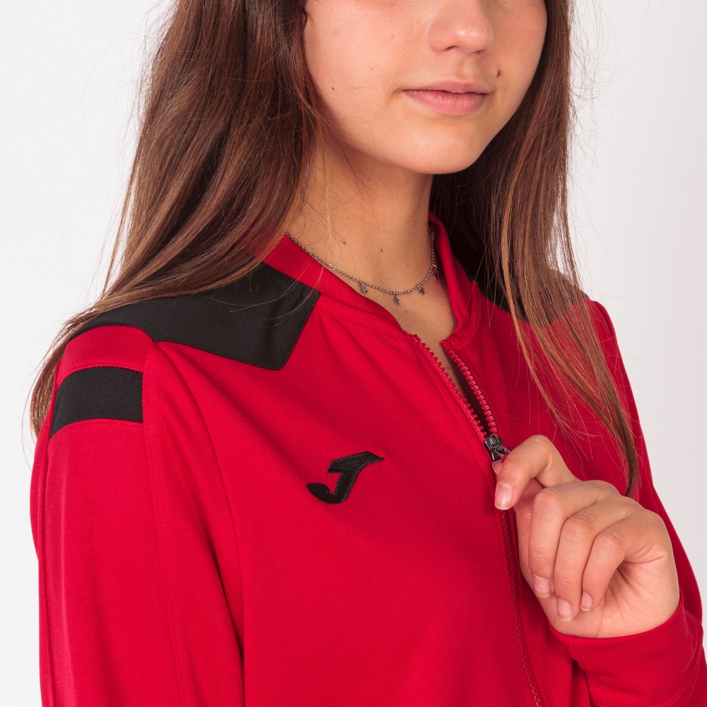 Bluza trening Bluza fermoar Championship Vi Red Black Joma