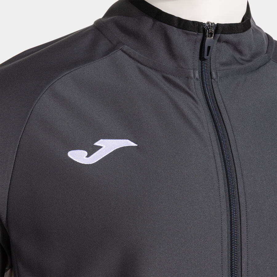 Bluza trening Bluza fermoar Combi Premium Dark Gray Black Joma