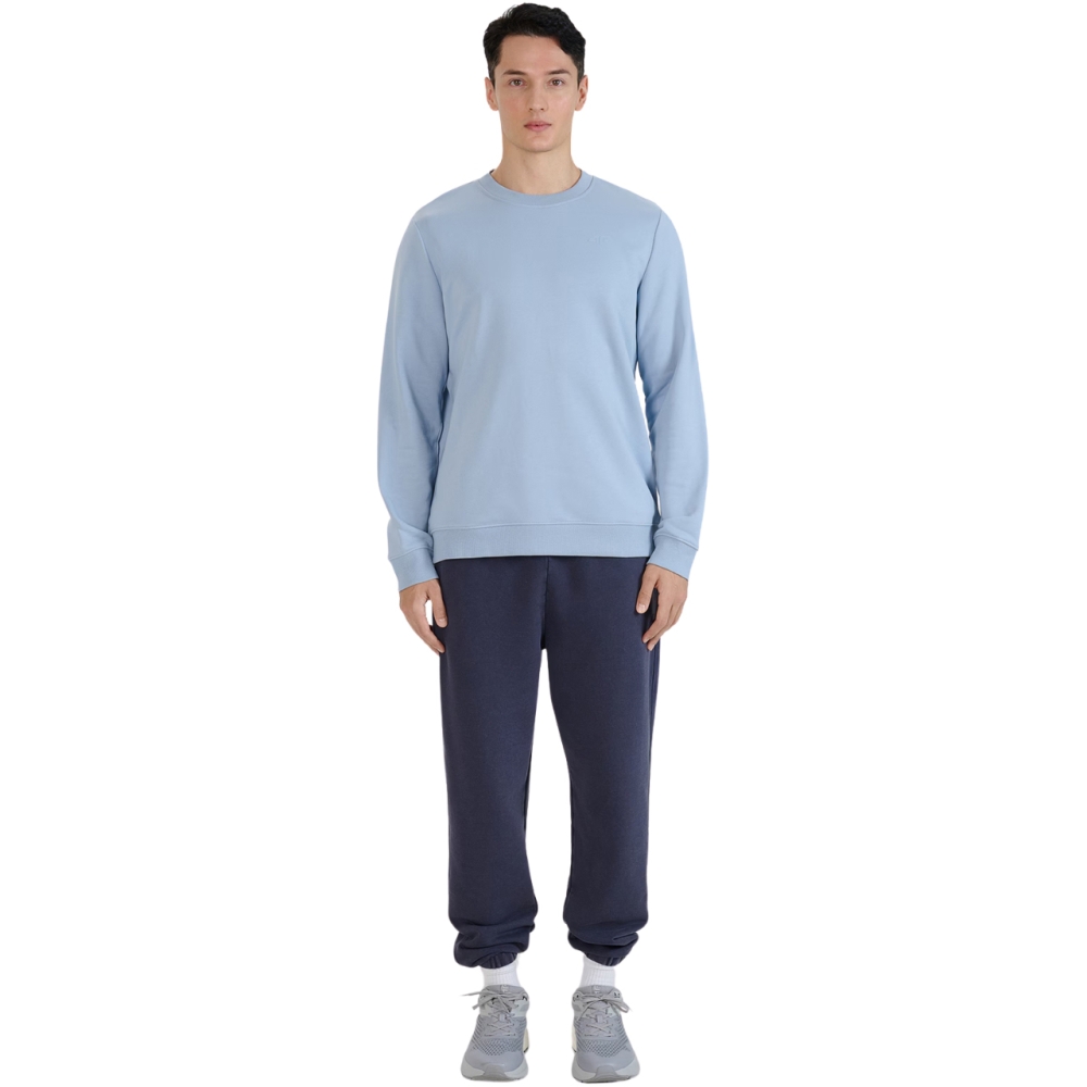 Bluza trening Men
's 4F M1622 light blue 4FWSS25TSWSM1622 34S