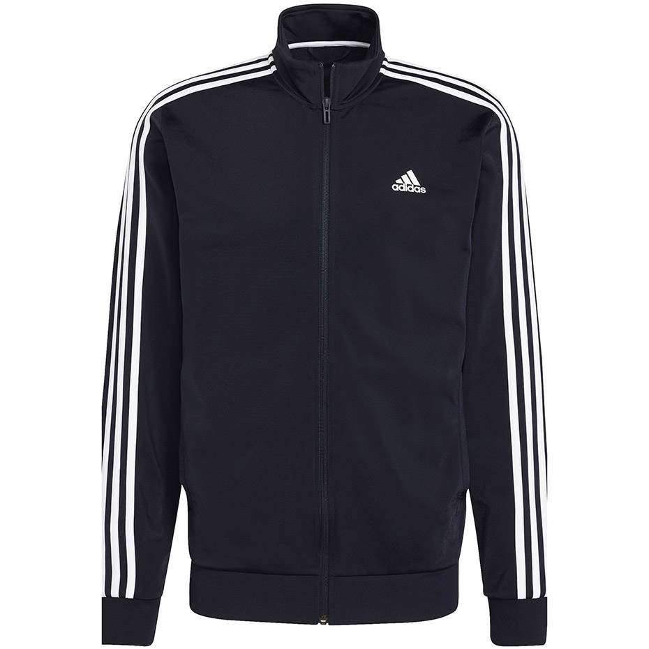 Bluza trening Men
's Adidas Primegreen Essentials Warm-Up 3-Stripes Navy H46100