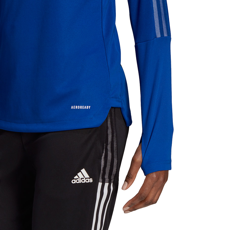 Bluza trening for adidas Tiro 21 Training Top blue GM7316 dama