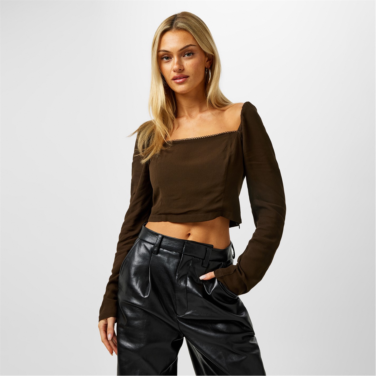 Jack Wills Maneca Lunga Fitted Blouse