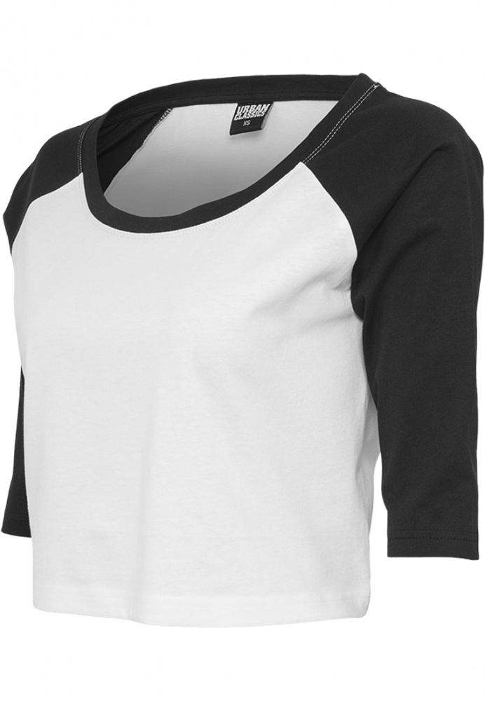 Tricou Cropped 3/4 Raglan dama Urban Classics