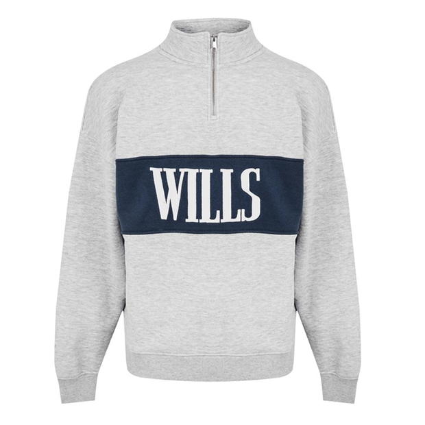Bluza Jack Wills Logo Quarter Zip