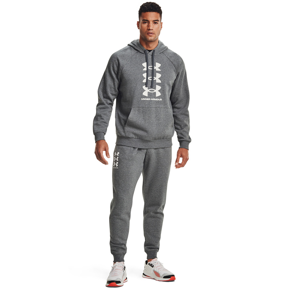 Bluza Pantalon Under Armor Men's Rival 3Logo Jogger dark gray 1357131 012 Under Armour