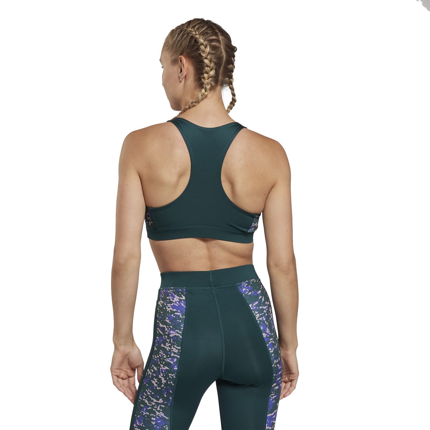 Reebok Modern Safari Bralette Low Impact Sports Bra dama