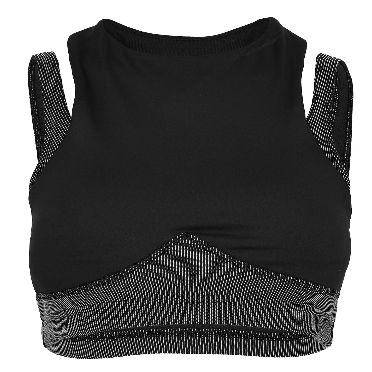 Reebok Studio Layered Bra Top Medium Impact Sports dama