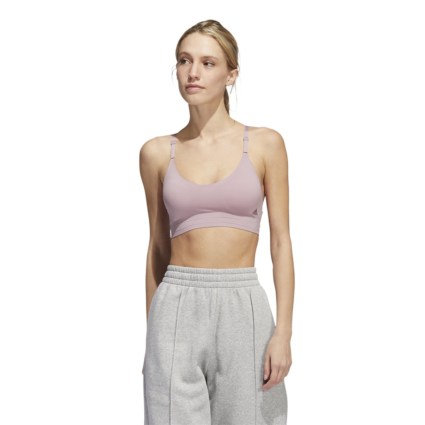 adidas Purelounge Light-Support Strappy Sports Bra dama